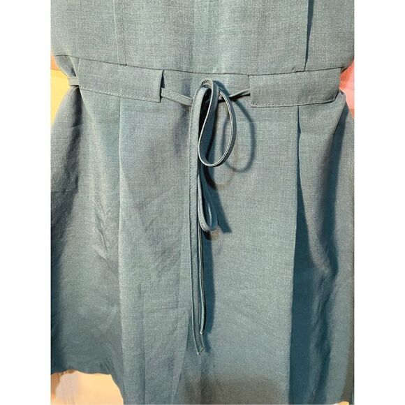 Refill Woman’s Green Front Tie Mini Dress Size 4 - Picture 5 of 6